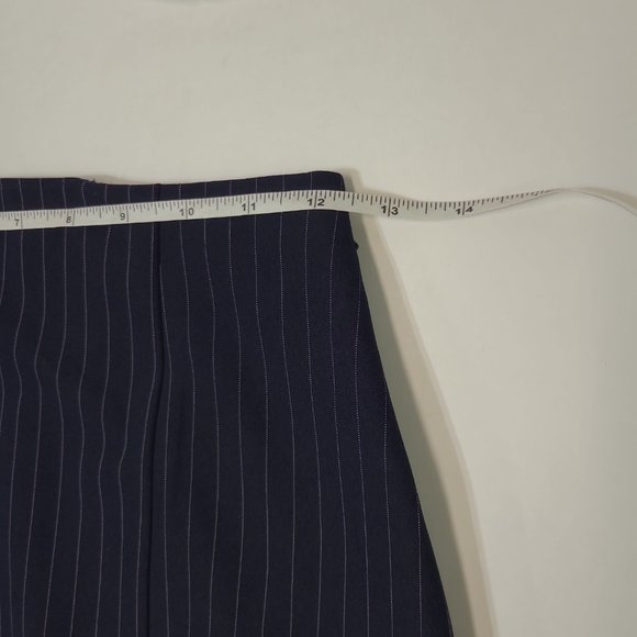Club Monaco Women's Skirt Stripe Navy/White - Size 00 - Picture 5 of 5